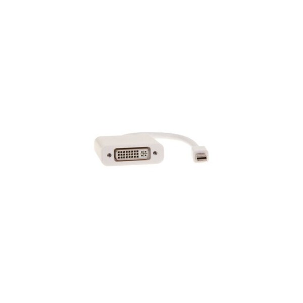 Cable Wholesale Mini DisplayPort to DVI Adapter Cable, Mini DisplayPort (MiniDP/mDP) Male to DVI Female, Only 30H1-64000 - main